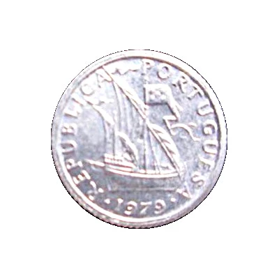 5 Escudos Miniature coin; Aluminium front