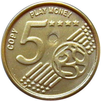 5 Euro Cents (Play Money) ND front