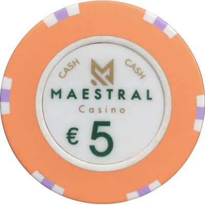 5 Euro - Maestral Casino (Przno) ND back