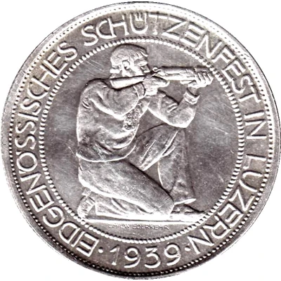 5 Francs Lucerne Shooting Festival front