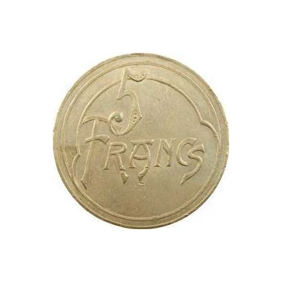 5 Francs - Tunisian Phosphates Society ND back