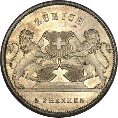 5 Francs Zürich Shooting Festival front