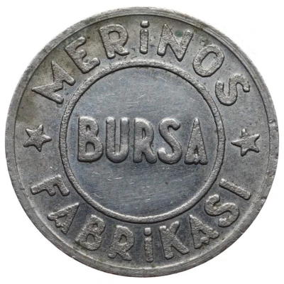 5 Kuruş - Bursa Merinos Fabrikası back