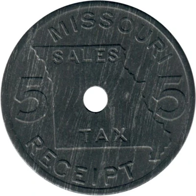 5 Mills - Sales Tax Receipt Missouri ND front