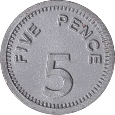 5 Pence - Early Learning Centre Bank ND back