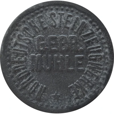 5 Pfennigs - Bremen (Norddeutsche Steinzeugwerke Gebr. Muhle) ND front