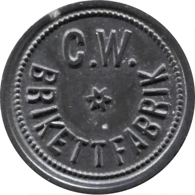 5 Pfennigs - C.W. Brikettfabrik ND front