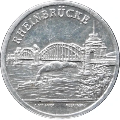 5 Pfennigs - Düsseldorf Rheinische Bahn-Gesellschaft Duesseldorf front