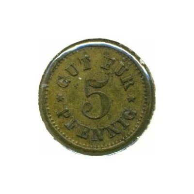 5 Pfennigs Familien-Verein Providentia Offenbach front