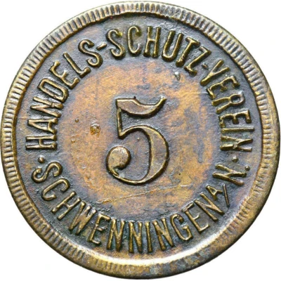 5 Pfennigs - Handels Schutz Verein (Schwenningen) ND front