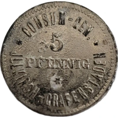 5 Pfennigs - Illkirch (Consum-Genossenschaft) ND front