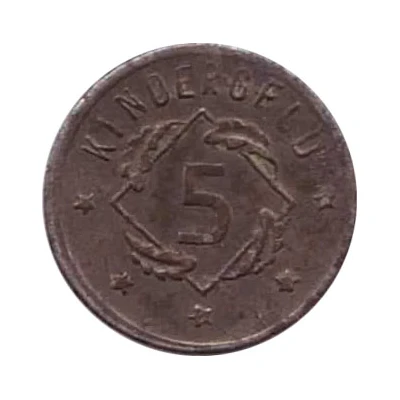 5 Pfennigs - Kindergeld back