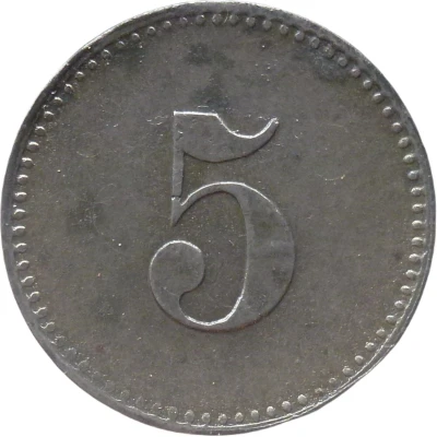 5 Pfennigs (Werth-Marke; Sennelager) ND back