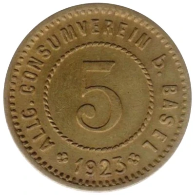 5 Rappen - General Consumers Association Basel front