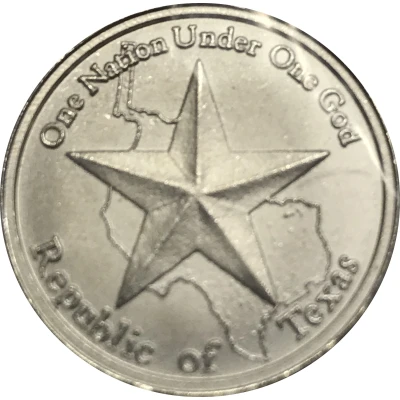 5 Units - ⅒ oz Silver Republic of Texas front