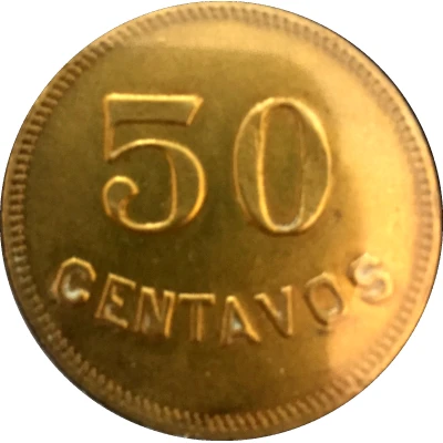 50 Centavos - Finca La Reforma Plantation Token ND back