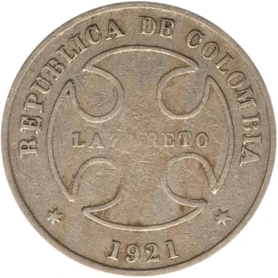 50 Centavos Leprosarium Coinage front