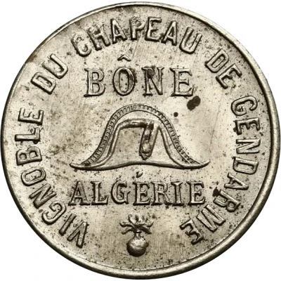 50 Centimes - Bône Chamber of Commerce - Vignoble du Chapeau de Gendarme ND front