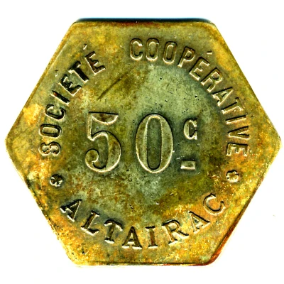 50 Centimes - Société Coopérative Altayrac ND front