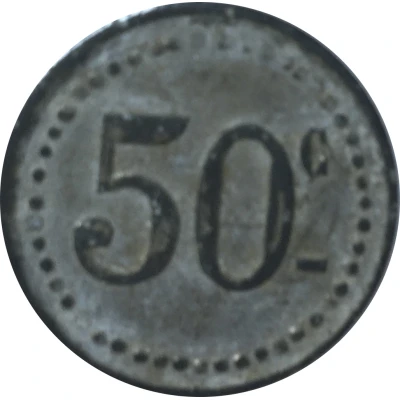 50 Centimes - V. Grimaldi ND back