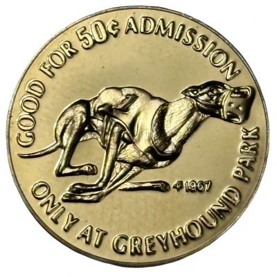 50 Cents - Arizona Greyhound Park Phoenix, Arizona front