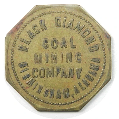 50 Cents - Black Diamond Coal Mining Company (Birmingham, Alabama) ND front