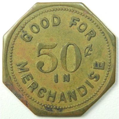 50 Cents - Black Diamond Coal Mining Company (Birmingham, Alabama) ND back