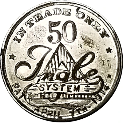 50 Cents - Bruening and Kerstner Dry Goods Co. ND back