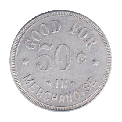 50 Cents - Brunken and Haney (Columbus, Nebraska) ND back
