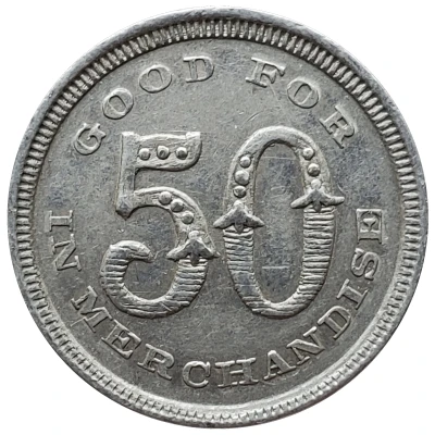 50 Cents - C. A. Nelson (Assaria, Kansas) ND back