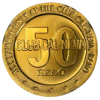 50 Cents - Club Cal-Neva Reno, Nevada back