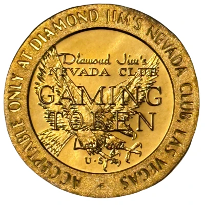 50 Cents - Diamond Jim's Nevada Club Las Vegas, Nevada back