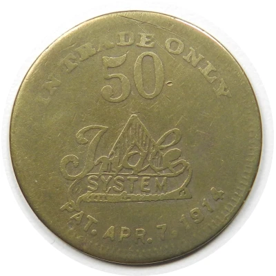 50 Cents - Dr. Z. L. Daniel and Son (Gary, Texas) ND back