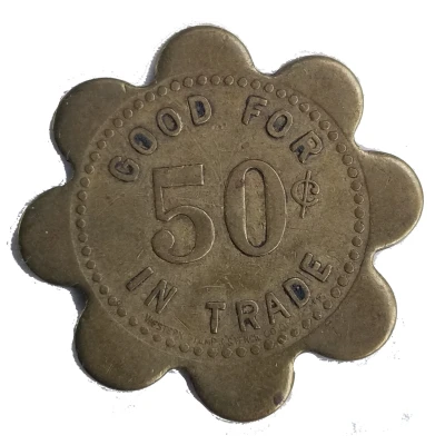 50 Cents - E. A. Lingelbach (Holland, Iowa) ND back