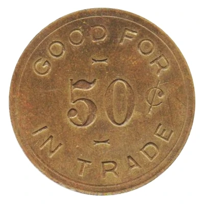 50 Cents - Esquire Limited (Omaha, Nebraska) ND back