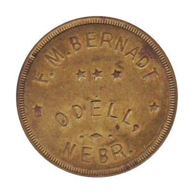 50 Cents - F.M. Bernadt (Odell, Nebraska) ND front