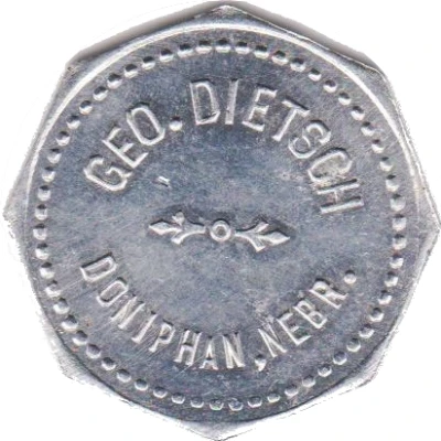 50 Cents - Geo. Dietsch (Doniphan, Nebraska) ND front