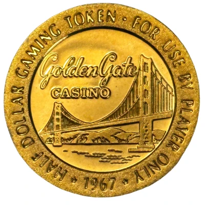 50 Cents - Golden Gate Casino Las Vegas, Nevada front
