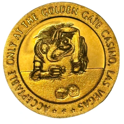 50 Cents - Golden Gate Casino Las Vegas, Nevada back