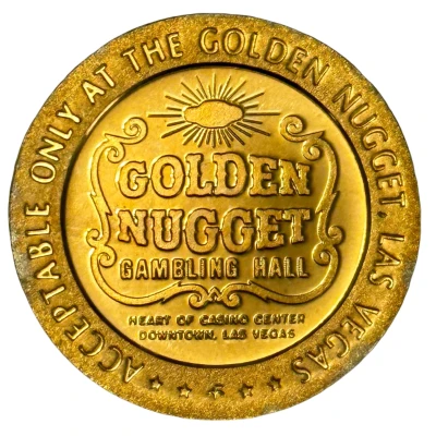 50 Cents - Golden Nugget Gambling Hall Las Vegas, Nevada back