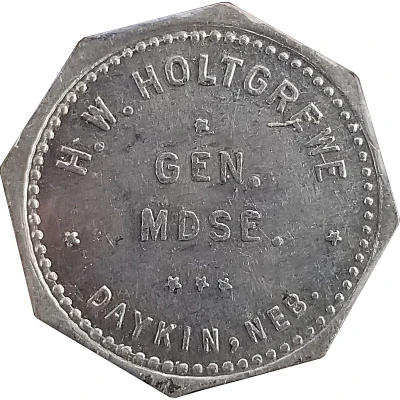 50 Cents - H.W. Holtgrewe (Daykin, Nebraska) ND front