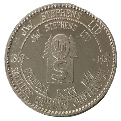 50 Cents - J. W. Stephens Sydney, Nova Scotia front