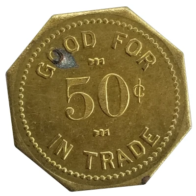 50 Cents - James Hennum (Sloan, Iowa) ND back