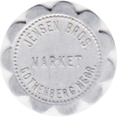 50 Cents - Jensen Brothers Market (Gothenburg, Nebraska) ND front