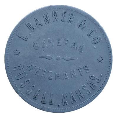 50 Cents - L. Banker and Co. (Russell, Kansas) ND front