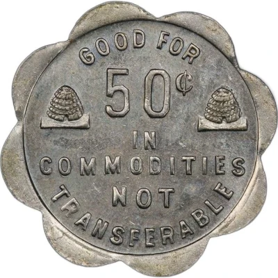 50 Cents - LDS Church Welfare Plan Salt Lake City, Utah back