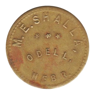 50 Cents - M.E. Shalla (Odell, Nebraska) ND front