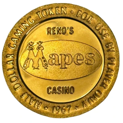 50 Cents - Mapes Casino Reno, Nevada front