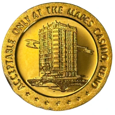 50 Cents - Mapes Casino Reno, Nevada back