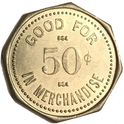 50 Cents - Pinehurst Incorporated (Pinehurst, North Carolina) ND back